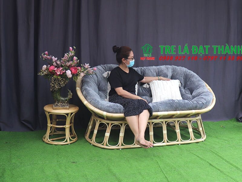 Ghế Mây Tròn - GMT008